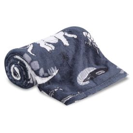 Manta Infantil 100% Poliéster Encantos Havan Kids - Dino Happy