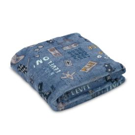 Manta Infantil Encantos Havan Kids - Gaming Azul