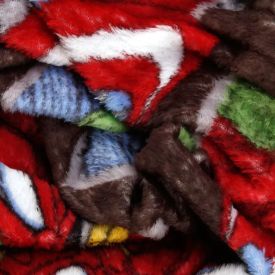 Manta Infantil Flannel 1,05M X 1,50M Disney - Avengers Comics Chumbo