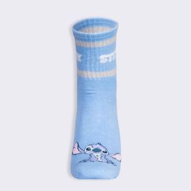 Meia Cano Longo Stitch Disney - 39/43