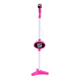 Microfone com Pedestal Rock Hero Havan Toys - HBR0322