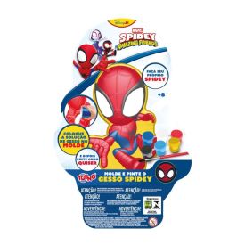 Molde e Pinte o Gesso Spidey Toyng - 60070