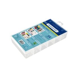 Organizador Plástico Transparente com 14 Compartimentos Tramontina