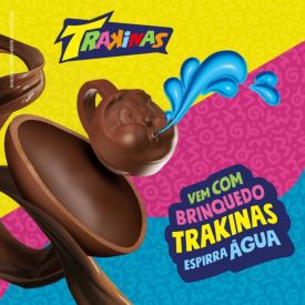 Ovo de P&aacute;scoa Trakinas Lacta - 190g