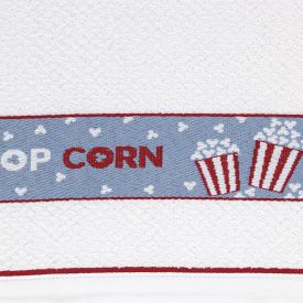 Pano de Copa 100% Algodão Gourmet Havan Casa - Pop Corn