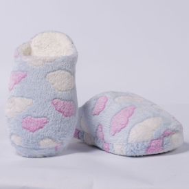 Pantufa Feminina Fechada Magic Sky Camila Moretti Cinza