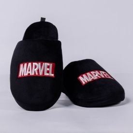 Pantufa Masculina Marvel Preto