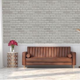 Papel Adesivo Auto Colante 45X200 Cm Havan Casa - Tijolo Cinza