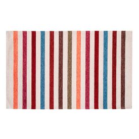 Tapete Passadeira Chenile 75Cmx1,60 m Havan Casa - Off White Listrado