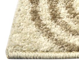 Tapete Passadeira 57Cmx1,80 m Lotus Havan Casa - Bege Design