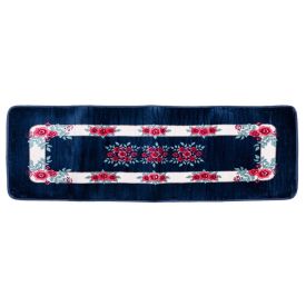 Tapete Passadeira Sevilha 60Cmx1,80 m Havan Casa - Floral Azul