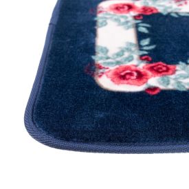 Tapete Passadeira Sevilha 60Cmx1,80 m Havan Casa - Floral Azul