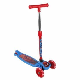 Patinete Infantil 3 Rodas com Led Homem-Aranha Disney