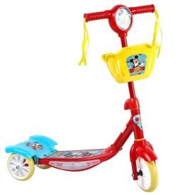 Patinete 3 Rodas Luzes E Som Mickey Havan Toys - HBR0586