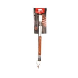 Pegador De Churrasco Inox Leme Corneta - 38 Cm