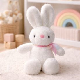 Pelúcia Coelho com Lacinho Bbr Toys - R3761