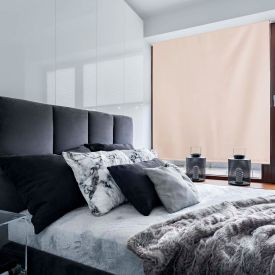 Persiana Blackout Em Rolo 1,40X1,60M Evolux - Creme