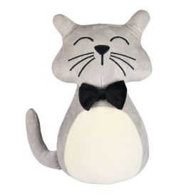 Peso de Porta Decorativo Animais Havan Casa - Gato Cinza