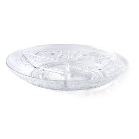 Petisqueira 3 Divisórias Angel Lyor 21,5Cm - Vidro