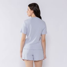 Pijama Americano Feminino De Tricô Camila Moretti