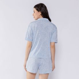 Pijama Feminino Americano Curto Camila Moretti Animal Print