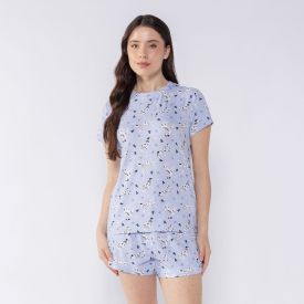Pijama Feminino Curto Dálmata Camila Moretti