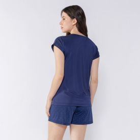 Pijama Feminino Curto Poá Holla Poa