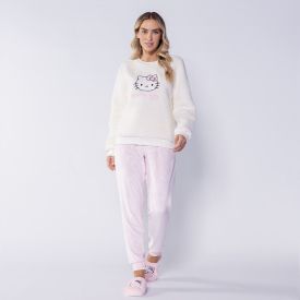 Pijama Feminino Longo Em Sherpa Sanrio