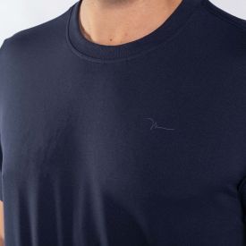 Pijama Masculino Calça e Manga Curta Marc Alain Azul