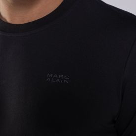 Pijama Masculino Curto Peletizado Marc Alain Preto