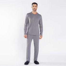 Pijama Masculino Longo Peletizado Marc Alain