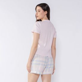 Pijama Stitch Feminino Curto Disney Rosa