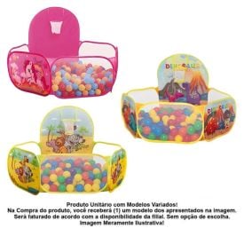 Piscina com 50 Bolinhas Samba Toys - Sortido