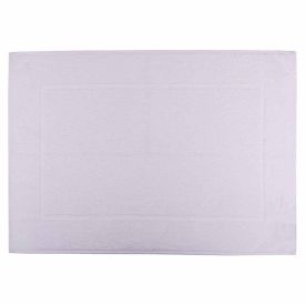 Tapete Piso Atoalhado para Banheiro 48X70cm Lumine Paris Karsten - Branco
