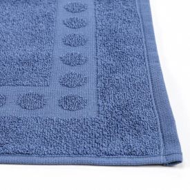 Tapete Piso Atoalhado para Banheiro 100% Algodão Havan Casa - Azul Oceano