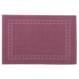 Tapete Piso Atoalhado para Banheiro 100% Algodão Havan Casa - Rosa Madrid