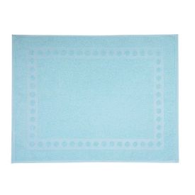 Tapete Piso Atoalhado para Banheiro 100% Algodão Havan Casa - Azul Pastel Jolie