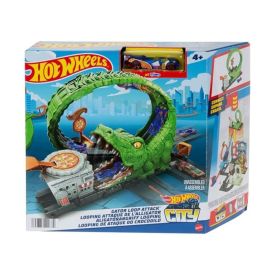 Pista Hot Wheels Looping De Ataque Do Crocodilo Mattel - HKX39