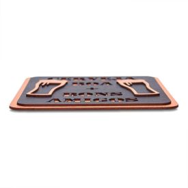 Placa Decorativa Cerveja Boa Grife De Boteco Forgerini - Preto