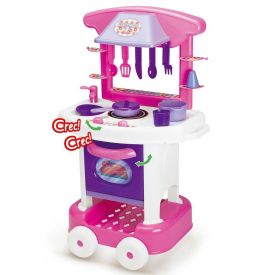 Cozinha Infantil Play Time 2008 Cotiplás - Rosa