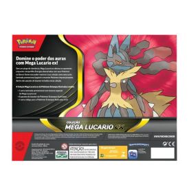 Box Pokémon Coleção Mega Lucario Ex Copag