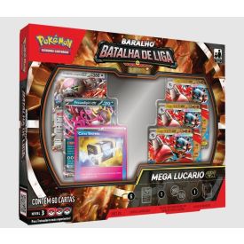 Pokémon Deck Batalha de Liga Mega Lucario Ex Copag