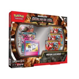 Pokémon Deck Batalha de Liga Mega Lucario Ex Copag