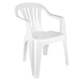 Cadeira de Plástico Mor Empilhável Bela Vista - Branco