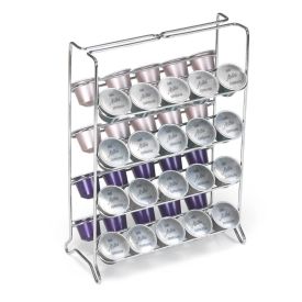 Suporte para 40 Cápsulas de Café Nespresso Arthi - Aço