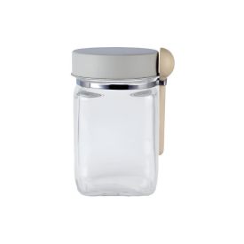 Porta Condimentos de Vidro com Colher Malone 260Ml Hauskraft