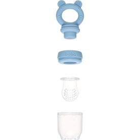 Porta Futinhas em Silicone Ursinho Buba 6M - Azul Claro