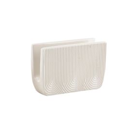 Porta-Guardanapos de Cerâmica Oasis Hauskraft 12 cm - Branco