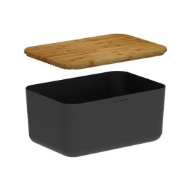 Porta-Pães Lume Ou 33,5Cm - Preto Fechado