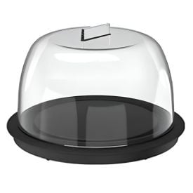 Porta Queijo de Plástico Ou Break - Preto